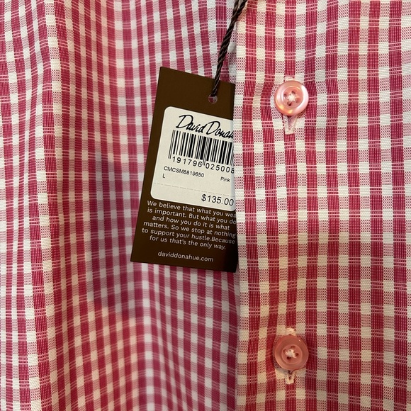 David Donahue Large long sleeve shirt. NWT - Picture 3 of 4